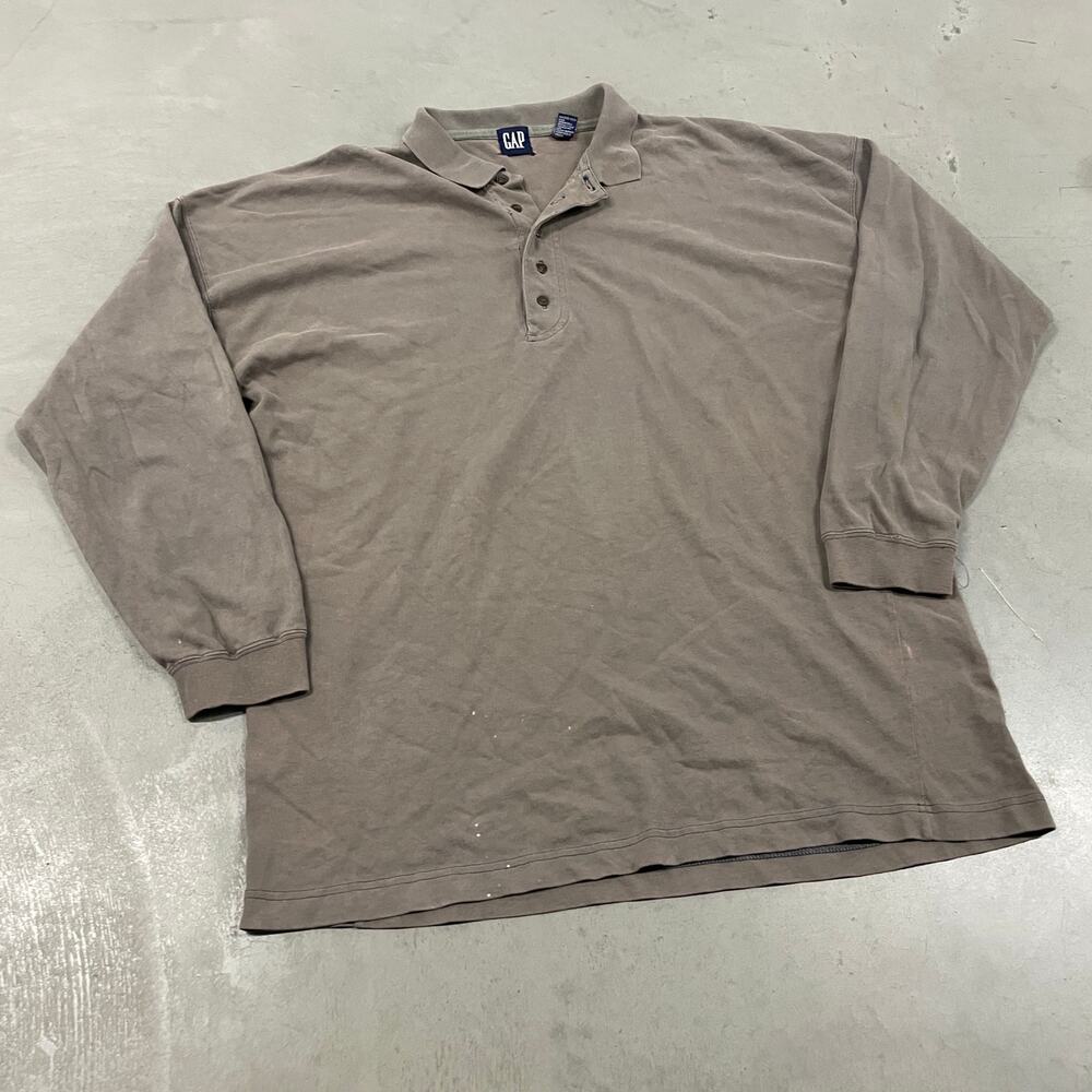 90s distressed rugby polo Gap t-shirt